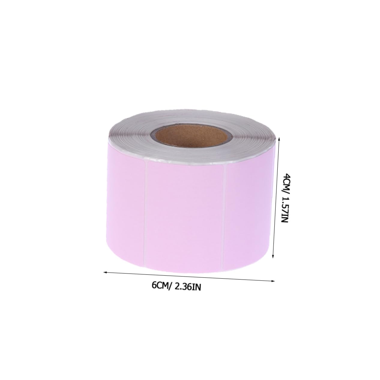 Etichette Termiche Rosa 60x40, 2 Pezzi di Carta Termica