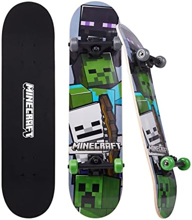 31-Inch Skateboard, 9-Ply Maple Deck, ABEC 5 Bearings