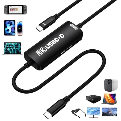 Guermok USB-C a AR Adapter 8K@30Hz 4K@144Hz 1080P@240Hz miniatura 1
