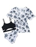 Arshiner Mädchen Bikini mit Pareo Set für 7-8 Jahre 130
