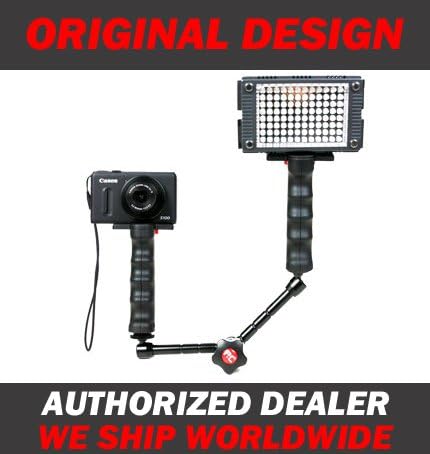 (2X) Authentic P&C Camera DSLR Pistol Grip Handle with (1x) 11" Friction Magic Arm