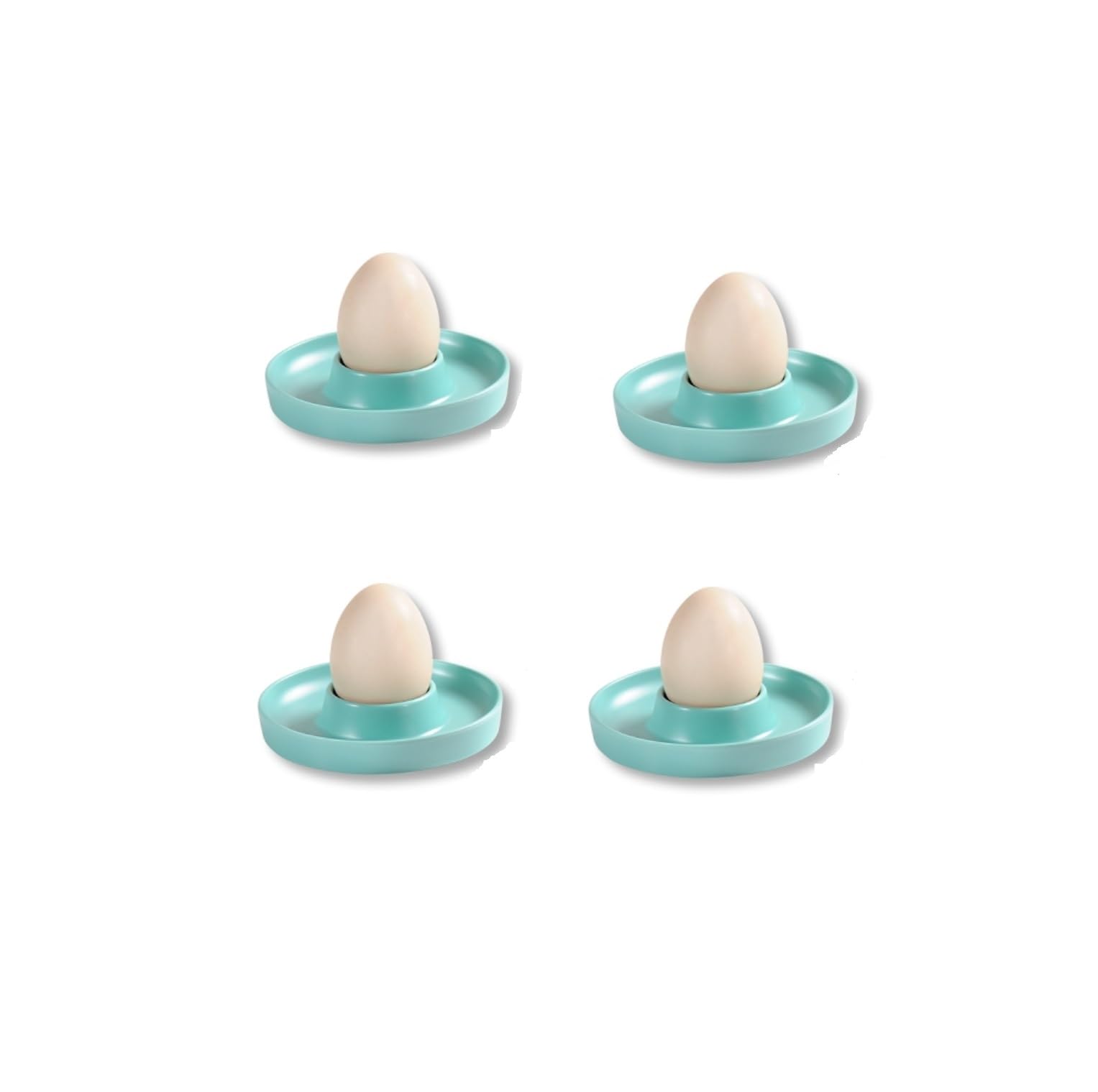 Coquetiers Kesper Lot De 4 - Plastique, Ø10 Cm, Crème/Gris - Lave-Vaisselle