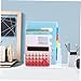 DOITOOL Acrylic Desk Organizer with Slots Transparent File Holder for Documents Mail and Letters Lightweight and Elegant Office Storage for Home and School