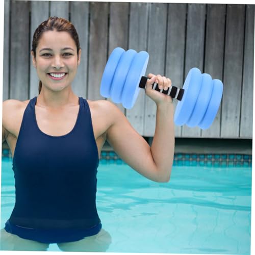 2 pesas acuáticas de espuma EVA para ejercicio en piscina miniatura 4