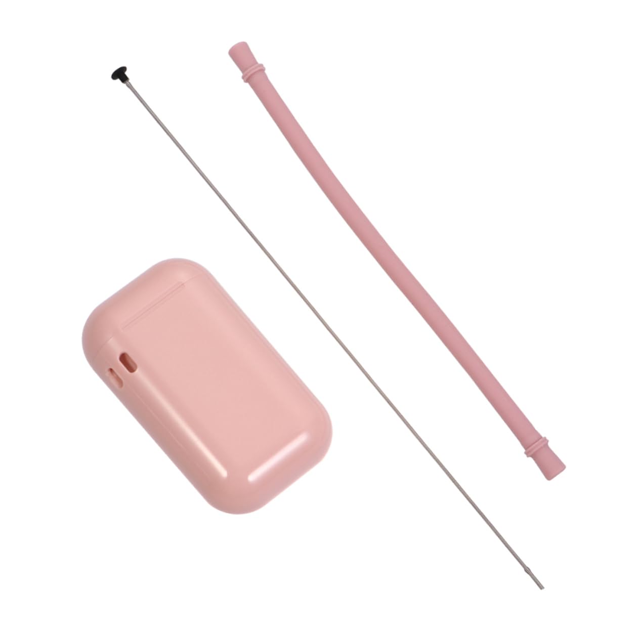 Healeved 3er-set Wiederverwendbare Trinkhalme Aus Silikon Mit Etui Für Tee Cocktails Partys 2 Stück * 3