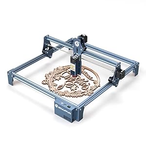 SCULPFUN Lasergraveermachine, 90W effect lasergraveerder lasersnijder, 5,5 W diodelaser, DIY graveermachine lasergraveermachine voor hout, metaal, oogbescherming fixfocus