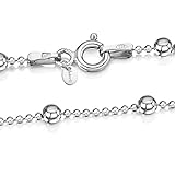 Schmuck in Premium Qualität - Amberta Schmuckstücke sind so konzipiert, dass sie ein Leben lang halten. Hergestellt aus 925er Sterling Silber mit stabilen, langlebigen Federverschlüssen. Dichte Schließung, um Verheddern mit Stoffen oder Haaren zu vermeiden.
