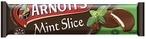 Arnotts Chocolate Mint Slices 200g