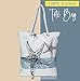 Fabtone Cotton Canvas Printed Tote Bag Shoulder Bag for Women with Pocket - Handbag for Travel, Work, Shopping, Office, Beach (Grey-Star)