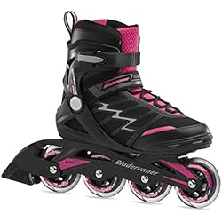 Patines Bladerunner Rollerblade Bladerunner by Advantage Pro XT-Patines en línea para Mujer, Color Negro y Rosa, 9 US Talla