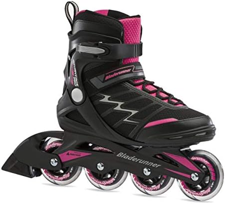 Bladerunner by Rollerblade Advantage Pro XT Women's Adult Fitness Inline Skate, Black/Pink, US 8