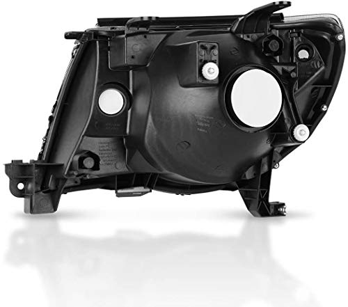 ADCARLIGHTS Compatible With TOYOTA TACOMA 2005 2006 2007 2008 2009 2010 2011 Headlights BLACK HOUSING Driver And Passenger Side（W/O Bulbs） by ADCARLIGHTS - Image 7