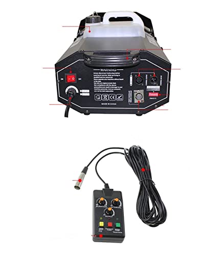Machine à brouillard 3000W DMX512 avec télécommande sans fil pour scène - 3