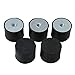 CNBTR 40x30mm Black DE Rubber Female M8 Thread Mounts Isolator Replaces Anti Vibration Pads Flat Silentblock Base Block Pack of 5