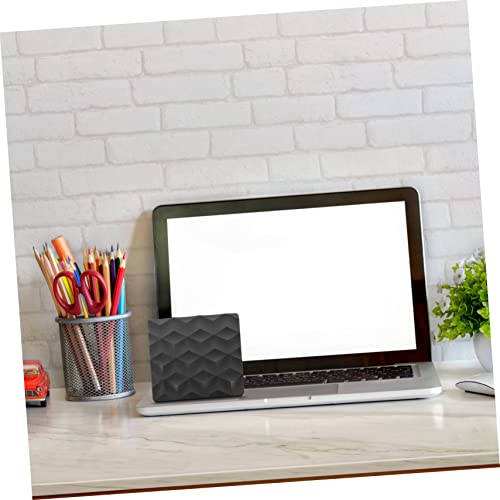 SUPVOX External Optical Drive: USB 3.0 DVD Burner for Laptop and Computer - Portable Slim Design Type-C Compatible - Black Plastic 5.90X5.90X0.78 Inch