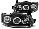 Angel Eyes Scheinwerfer schwarz für Ford Escort MK7 02.1995-2000 Angel Eyes Scheinwerfer schwarz für Ford Escort MK7 02.1995-2000