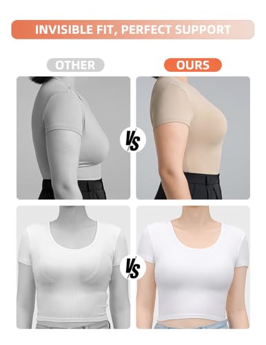 Image of PoseFree Jelly Bras for Women No Underwire, Supportive Wireless Comfort Bra, Full Coverage Back Smoothing Bra