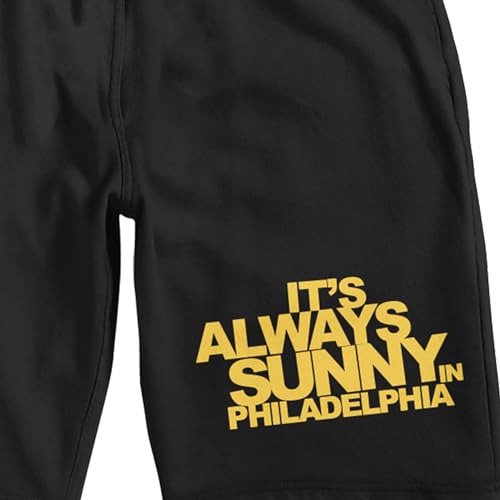Always Sunny in Philadelphia Title Logo Men's Heather Gray Sleep Pants2