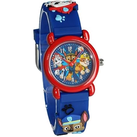 Reloj Paw Patrol Kids Time con correa de caucho azul Cover