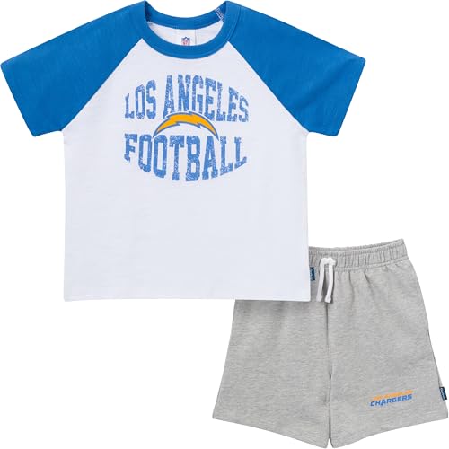 Image of Gerber NFL unisex-baby Nfl Team T-shirt and Shorts Set