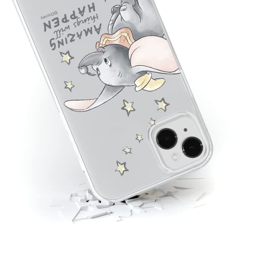 Ert Group Mobile Phone Case For Apple Iphone 14 Original And Officially Licensed Disney Pattern Dumbo 010 Optimally Adapted To The Shape Of The Mobile Phone, Partially Transparent #TOP3