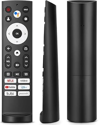 Remote Control Replacement for Hisense Smart Google TV Series, for Hisense UHD 4K ULED Google TVs, for Hisense Mini-LED ULED 4K Google TV Series (NO Voice)