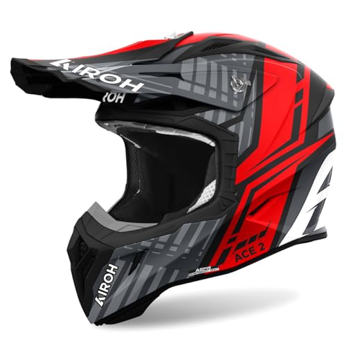 Casque AIROH AVIATOR ACE 2 PROUD RED MATT S pour moto cross