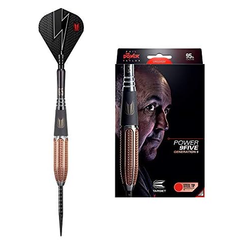 Target Darts Phil Taylor Power 9-Five 5. Generation 26G Wolfram Steeldarts-Set Dartpfeile Cover