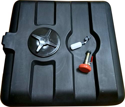 Garden Shower Water Tank PE 160 L with Filling Valve and Shower Head