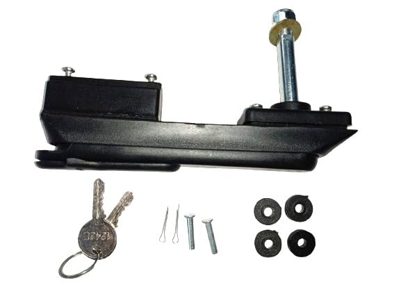 Delcot® 3-Point Generator Canopy Door Lock 35 mm with Keys