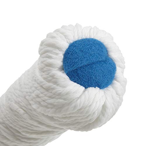JVL Serpillère de Sol en Microfibre Ultra absorbante Easy Twist Turquoise/Gris - Image 4