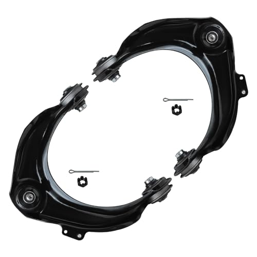 Image of Detroit Axle - 12pc Front End Kit for 1998-2002 Honda Accord 1999-2003 TL 2001-2003 CL 2 Upper Control Arms w /Ball Joints 2 Lower Ball Joints 4 Inner & Outer Tie Rods 2 Sway Bars 2 Boots Replacement