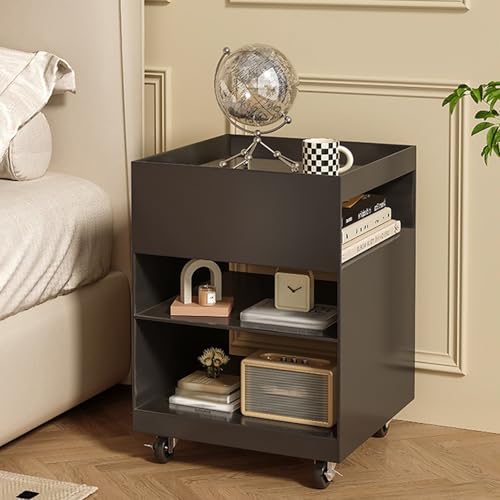 WYRNOBRX Minimalist Nightstand Modern Bedside Cabinet Wood End Table with