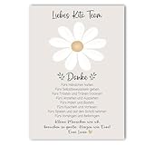 Abschiedsgeschenk Kita Team | Erzieherin | Kindergarten | Kinderpflegerin | Tagesmutter | Geschenk Danke | Gänseblümchen
