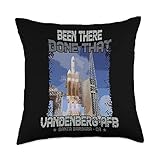 Vandenberg AFB Air Force Base Spaceflight Launch Throw Pillow