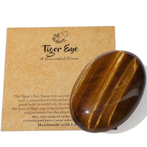 MAIBAOTA 2.4' Tiger Eye Crystal Stone...