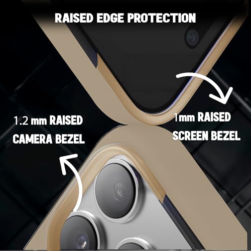 Image of Kratos Active Grip Silicone Case Cover Compatible with iPhone 17 Pro - Enhanced Protection, Wireless Magnetic Charging Case with Raised Edge Camera & Screen Protection, Shock-Resistant Design Brown