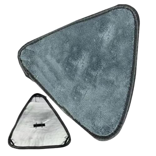 Triangle Mop Replacement Pads ? 10PCS Washable Reusable Refills, Triangle Mop Pads Wet and Dry Refills for Hardwood Floor Cleani