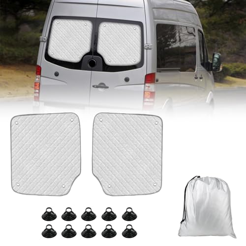 Rear Door Window Sun Shade Compatible with 2006-2018 Mercedes-Benz Sprinter NCV3