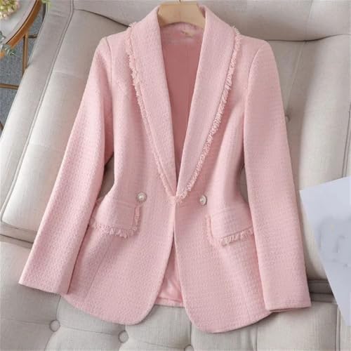 Women Blazer Jacket Autumn Winter Long Sleeve Blazer Coat Tops3