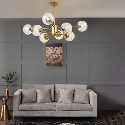 Plafond de chambre à coucher design spoutnik pour une ambiance feutrée et moderne - 7