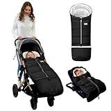 Confortable et Chaud: la doublure intérieure douce améliore le confort, tandis que la coque imperméable et coupe-vent est dotée d'un cordon coupe-vent au niveau de la fermeture éclair centrale pour bloquer efficacement l'air froid, garantissant ainsi à votre bébé de rester au chaud et à l'aise à tout moment.