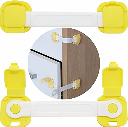 Kit 10 Travas Segurança Bebê Infantil Gaveta Armário Geladeira Microondas Vaso Sanitário Porta Freez