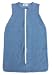 Reiff Strick Baby Sommer Schlafsack ohne Arm kbA Baumwollplüsch (74/80, Ozean)
