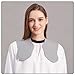 Hair Cutting Guide Cape Hair Cutting Collar for Hairstylists with Guidelines Weighted Hair Cutting Mat Silicone Waterproof Haircut Shoulder Mat (Gray)