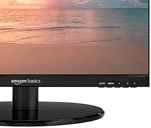 Image of amazon basics 18.5 Inch HD LED Backlit LCD Computer Monitor, Slim Design,1366 x 768 Pixels, 200 Nits with VGA Connectivity, 16.7 M Colors, 5 MS Response Time