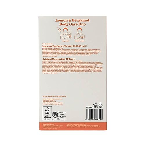 BULLDOG SKINCARE - Lemon & Bergamot Body Care Duo Giftset for Men | Shower Gel & Deodorant - Image 3