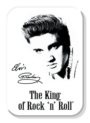 Imán de nevera Desperate Enterprises Elvis Signature miniatura 1