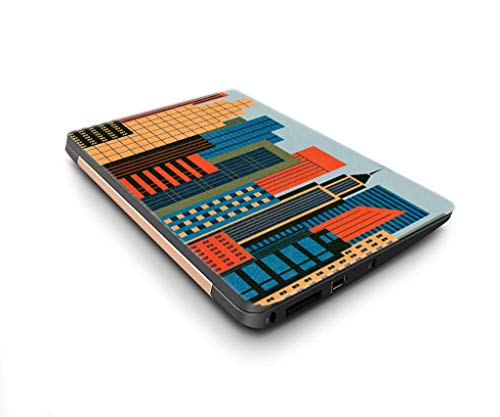 Image of GalaxsiaTM The City Vinyl Laptop Skin /Sticker /Cover /Decal Compatible for Any 14 inch Inches Laptop (Hp /Dell /Sony /Acer /Lenovo /Asus. Etc) Or Notebook.