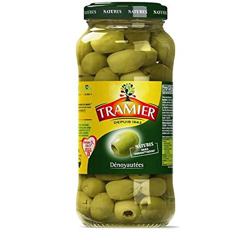 TRAMIER - Olives Vertes Dénoyautées 260G - Lot De 3 - Vendu Par Lot